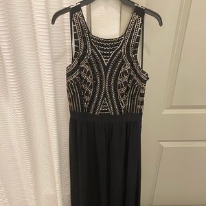 Gianni Bini long black dress